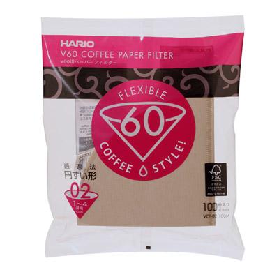 HARIO V60用ペーパーフィルター01M 100枚 1-4杯用 5セット