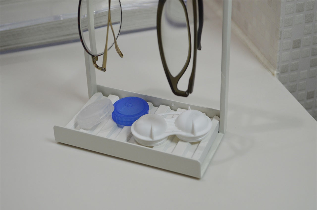 COLLEND コレンド<br>Glasses Stand With Dry Tray メガネスタンド(ドライトレイ付)眼鏡スタンド めがねスタンド メガネ立て 眼鏡立て めがね立て