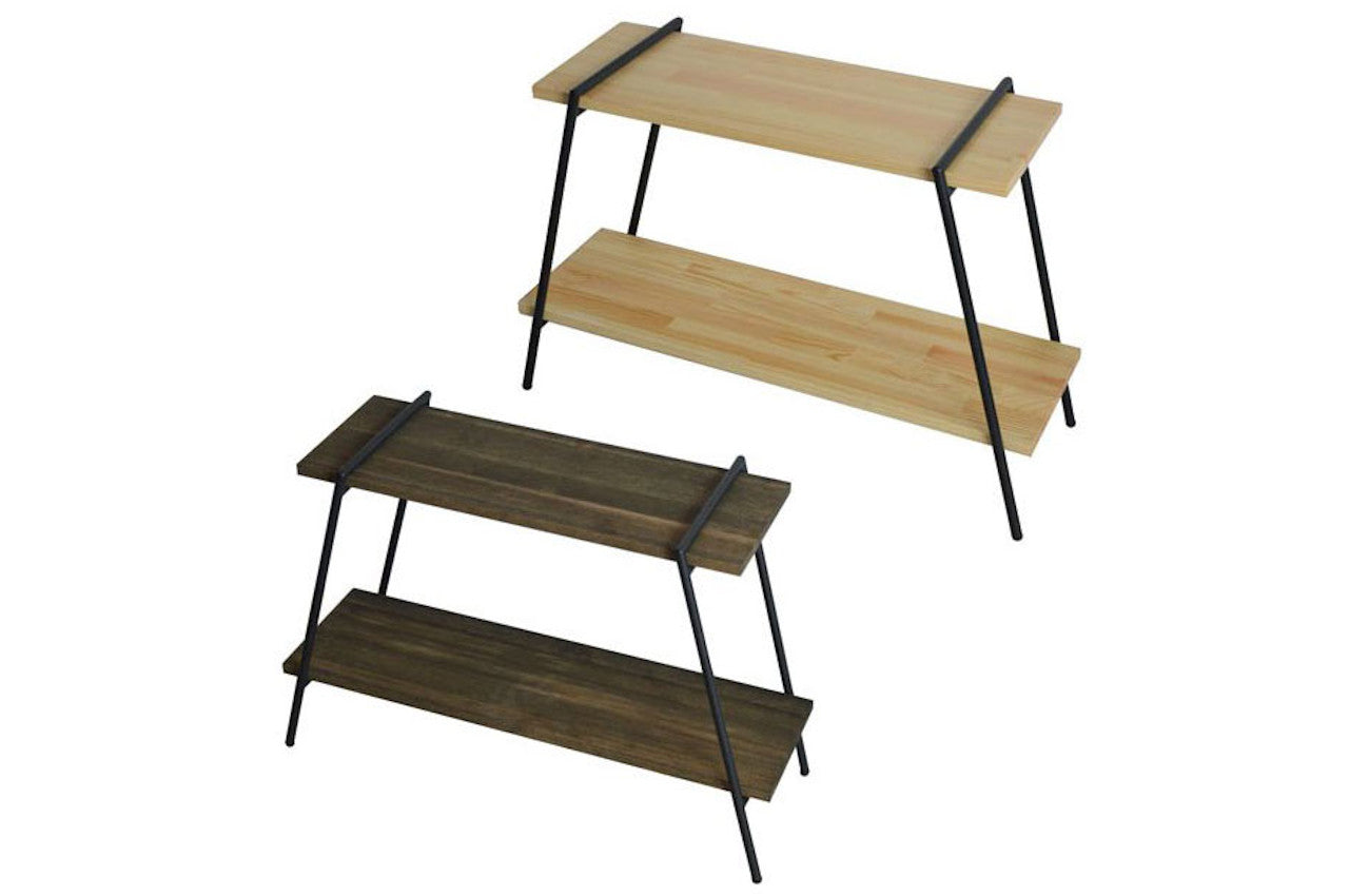 COLLEND コレンド<br>Iron Leg Rack 2段 アイアンレッグラック 2段 ラック 棚 収納 ディスプレイ