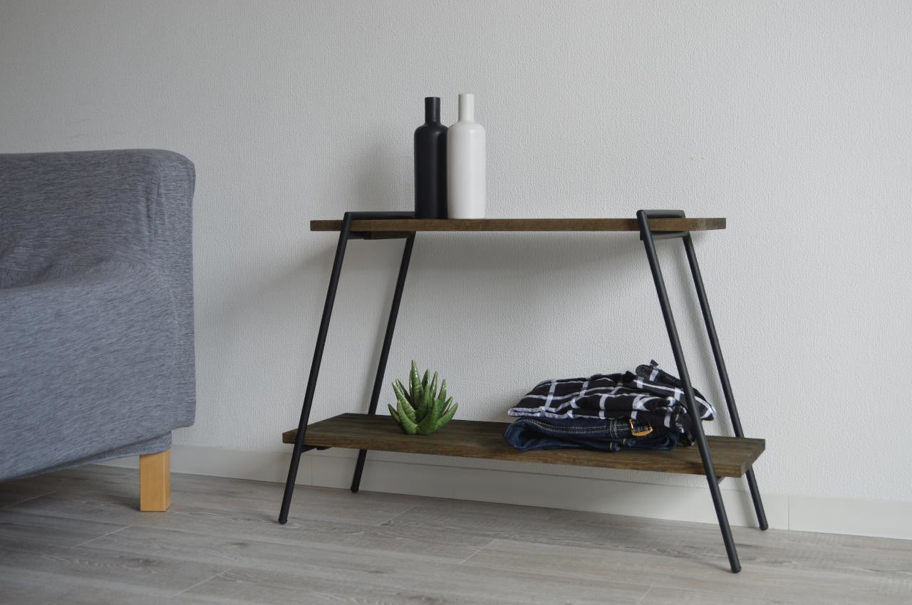 COLLEND コレンド<br>Iron Leg Rack 2段 アイアンレッグラック 2段 ラック 棚 収納 ディスプレイ