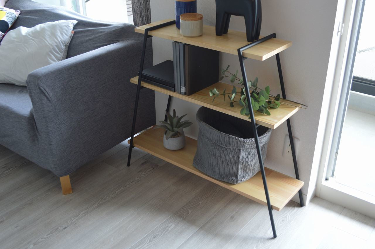 COLLEND コレンド<br>Iron Leg Rack 3段 アイアンレッグラック 3段 棚 収納 ディスプレイ