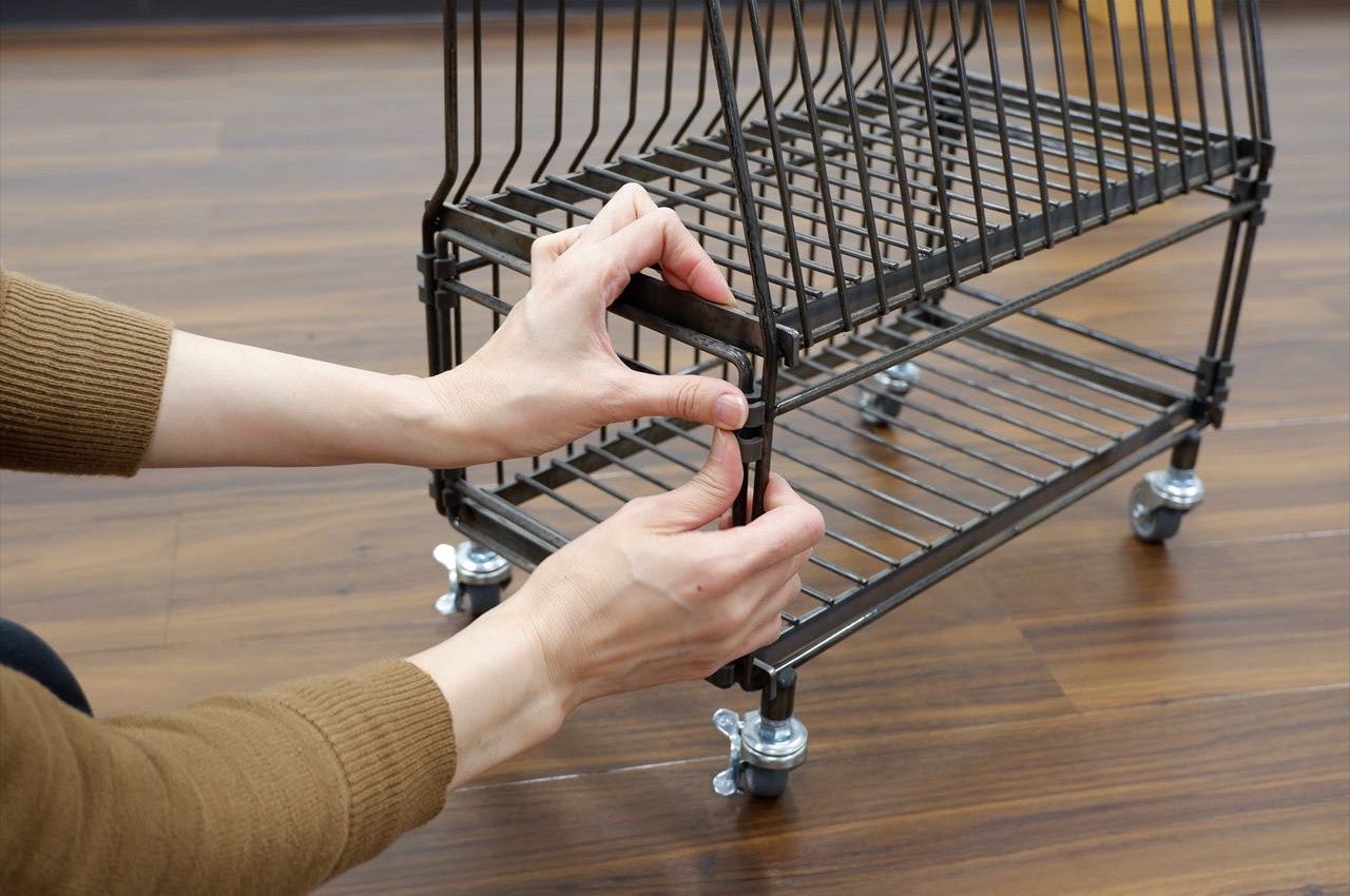 COLLEND コレンド<br>WIRE CARTON STOCKER ワイヤーカートンストッカー カートンストッカー 収納