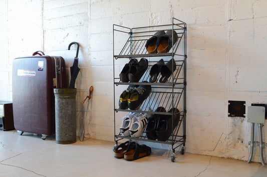 COLLEND コレンド<br>WW-WSR ワイヤーシューズラック シューズラック 靴箱 棚 収納