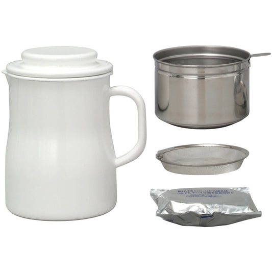 野田琺瑯 オイルポット ロカポ ろ過 NOL-800