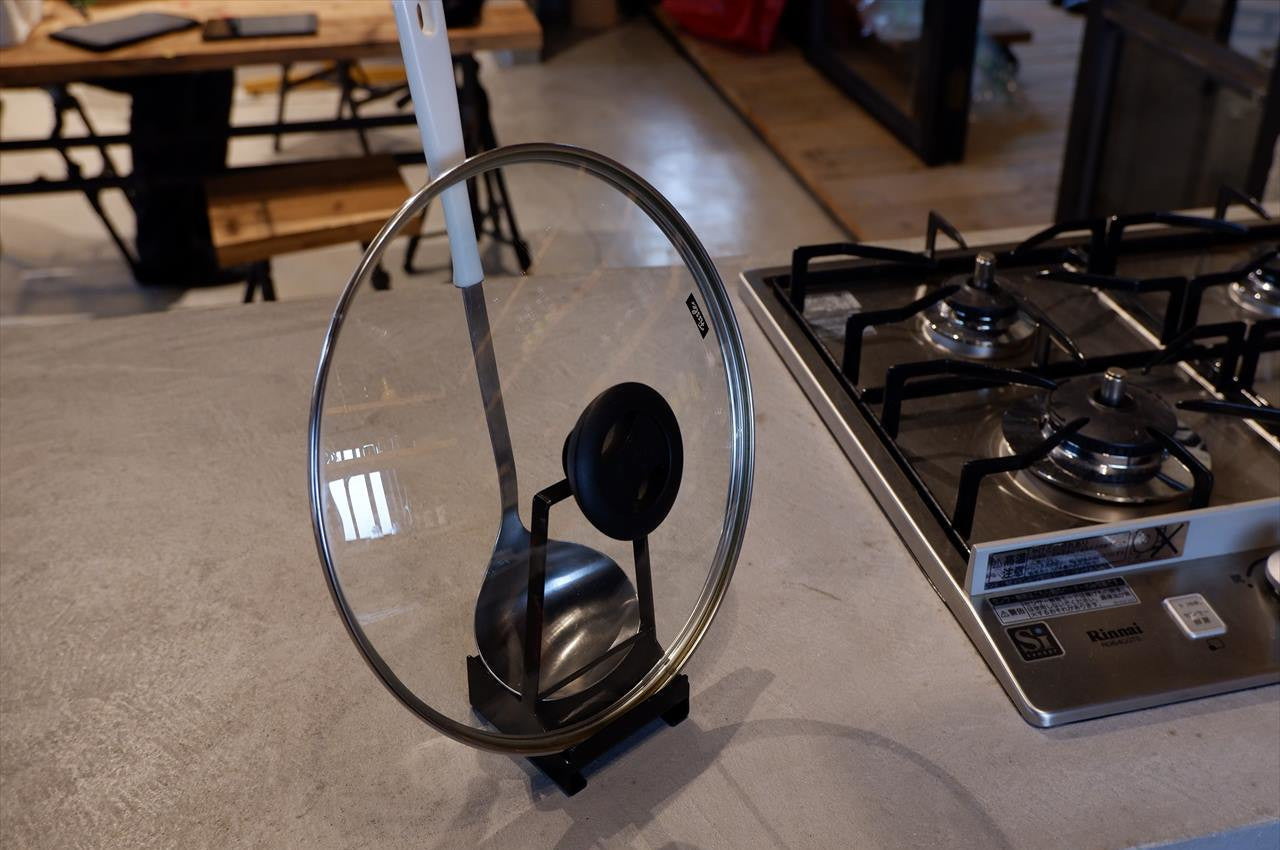 COLLEND　コレンド<br>Lid & Ladle Stand なべ蓋&お玉スタンド　なべ蓋スタンド　鍋蓋スタンド　お玉スタンド